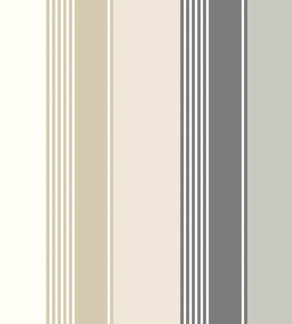 Multi Stripe Wallpaper by Ohpopsi Slate Mix
