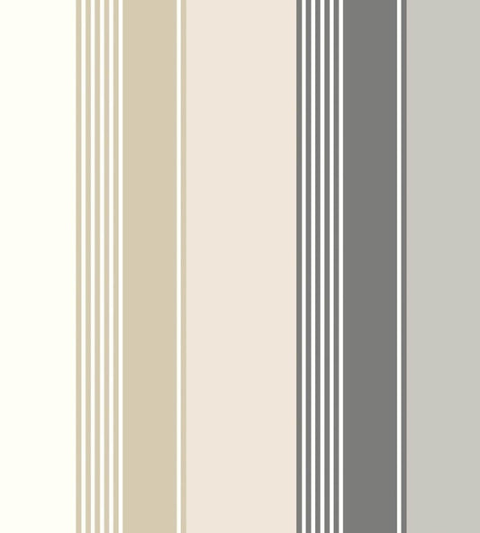 Multi Stripe Wallpaper by Ohpopsi Slate Mix