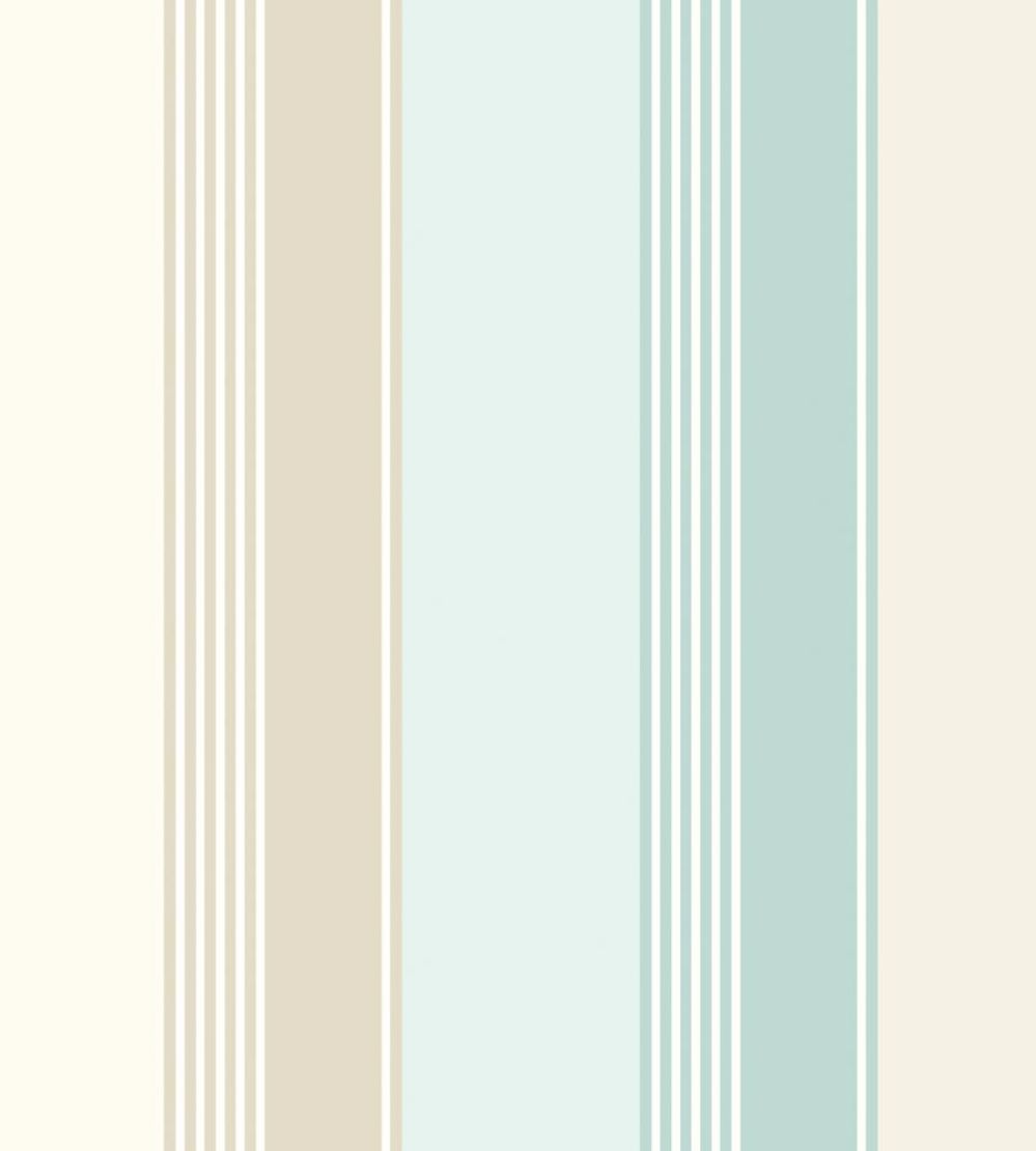 Multi Stripe Wallpaper by Ohpopsi Turquoise