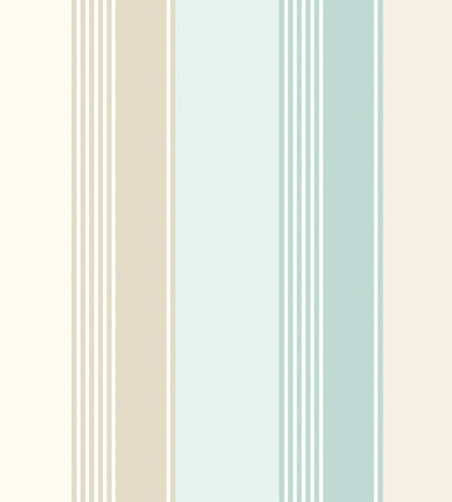 Multi Stripe Wallpaper by Ohpopsi Turquoise