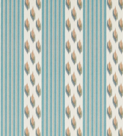 Musafir Wallpaper by Sanderson Udaipur Blue/Cinnamon