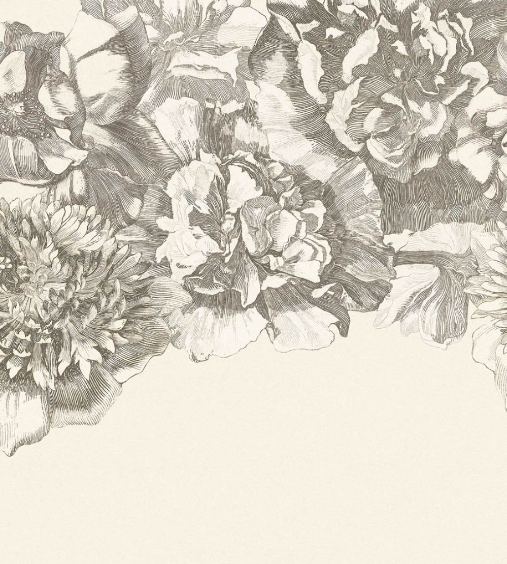 Etched Floral Mural by Eijffinger 404