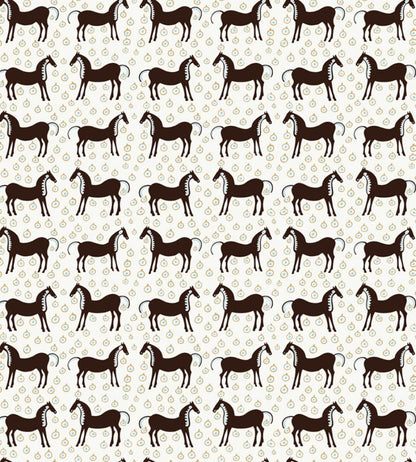 Musta Tamma Wallpaper by Marimekko Black/White
