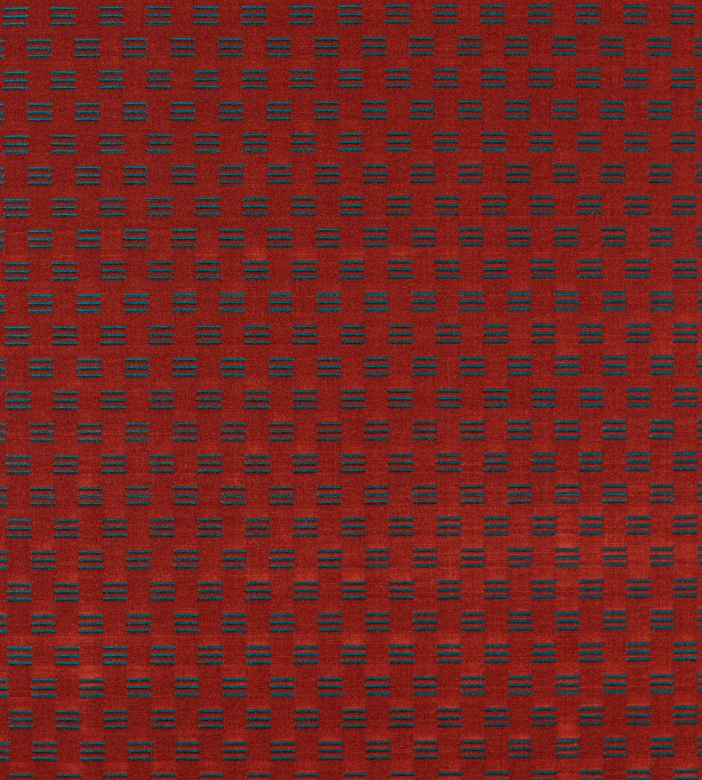 Mustak Fabric by Zoffany Cochineal