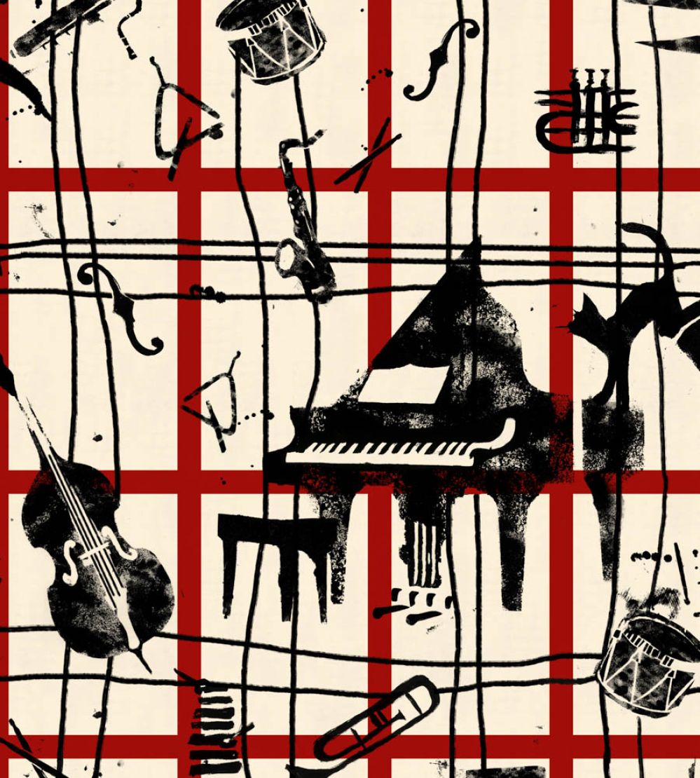 My Favourite Things Wallpaper by MINDTHEGAP Black