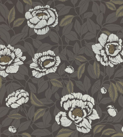 My Peony Garden Wallpaper by Langelid Von Bromssen Antique Gold