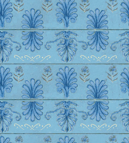 Mykonos Villa Wallpaper by MINDTHEGAP Azure