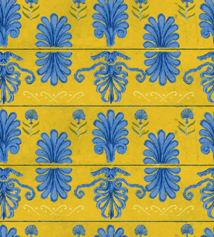 Mykonos Villa Wallpaper by MINDTHEGAP Lemon