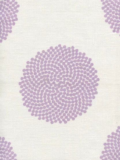 Mystery Lilac on Ivory fabric by Home Couture
