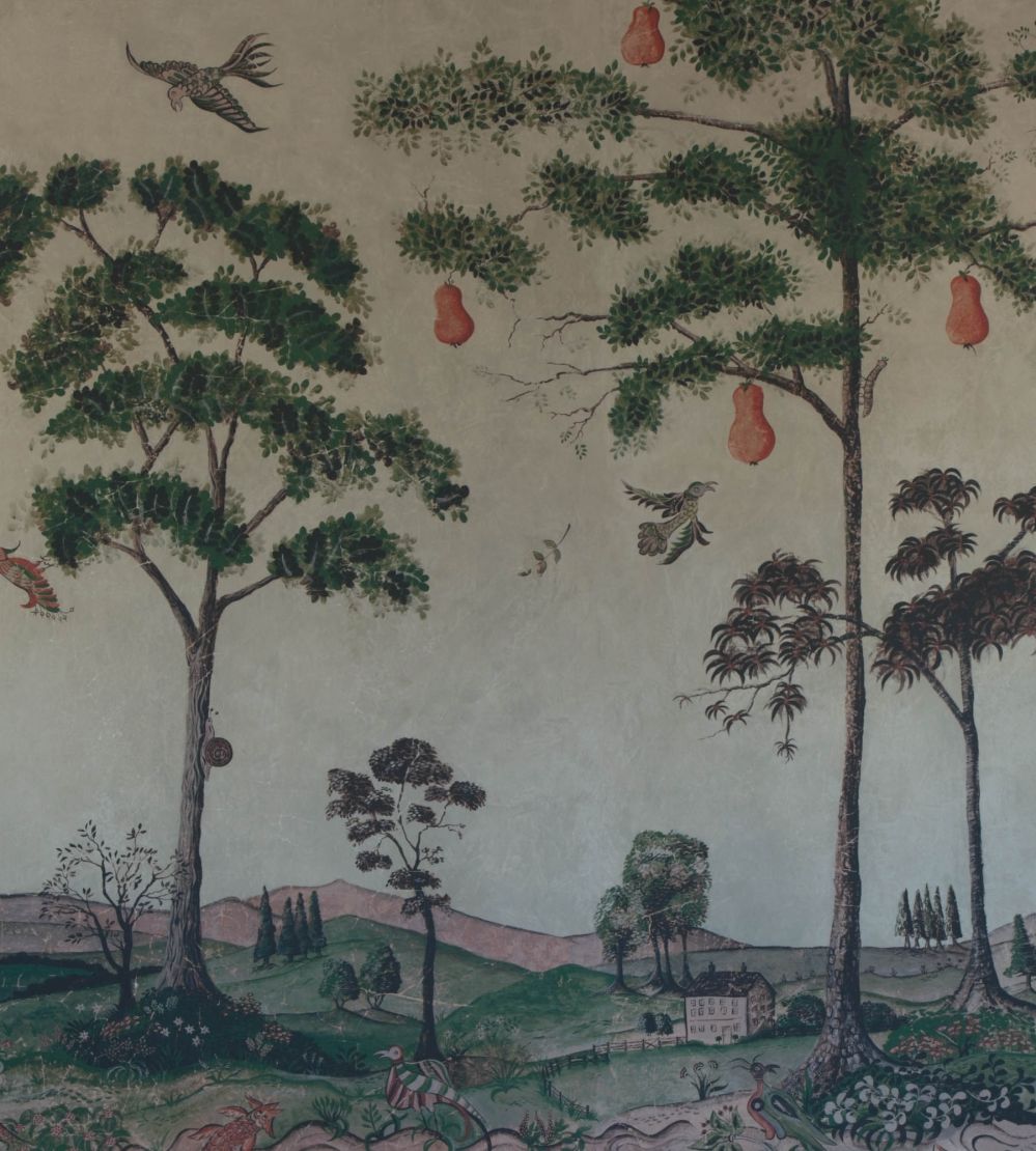 Mythical Land Mural by Andrew Martin Vellum