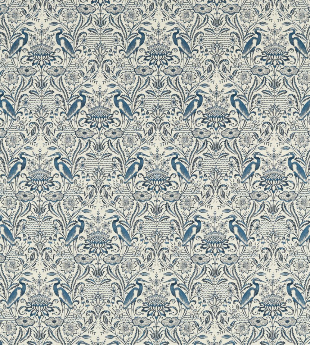 Nakuru Fabric by Clarke & Clarke Midnight/Linen