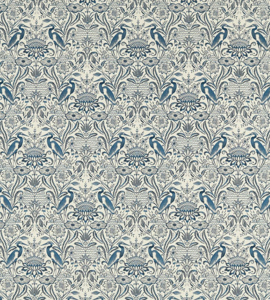 Nakuru Fabric by Clarke & Clarke Midnight/Linen