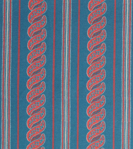 Menerbes Stripe Outdoor Fabric by Casa Lopez in Provence Blue