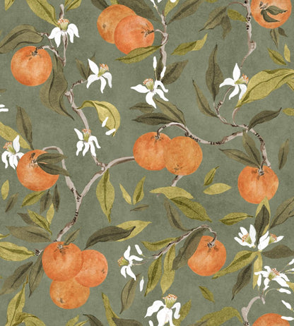 Naranjos Wallpaper by Coordonne Celadon