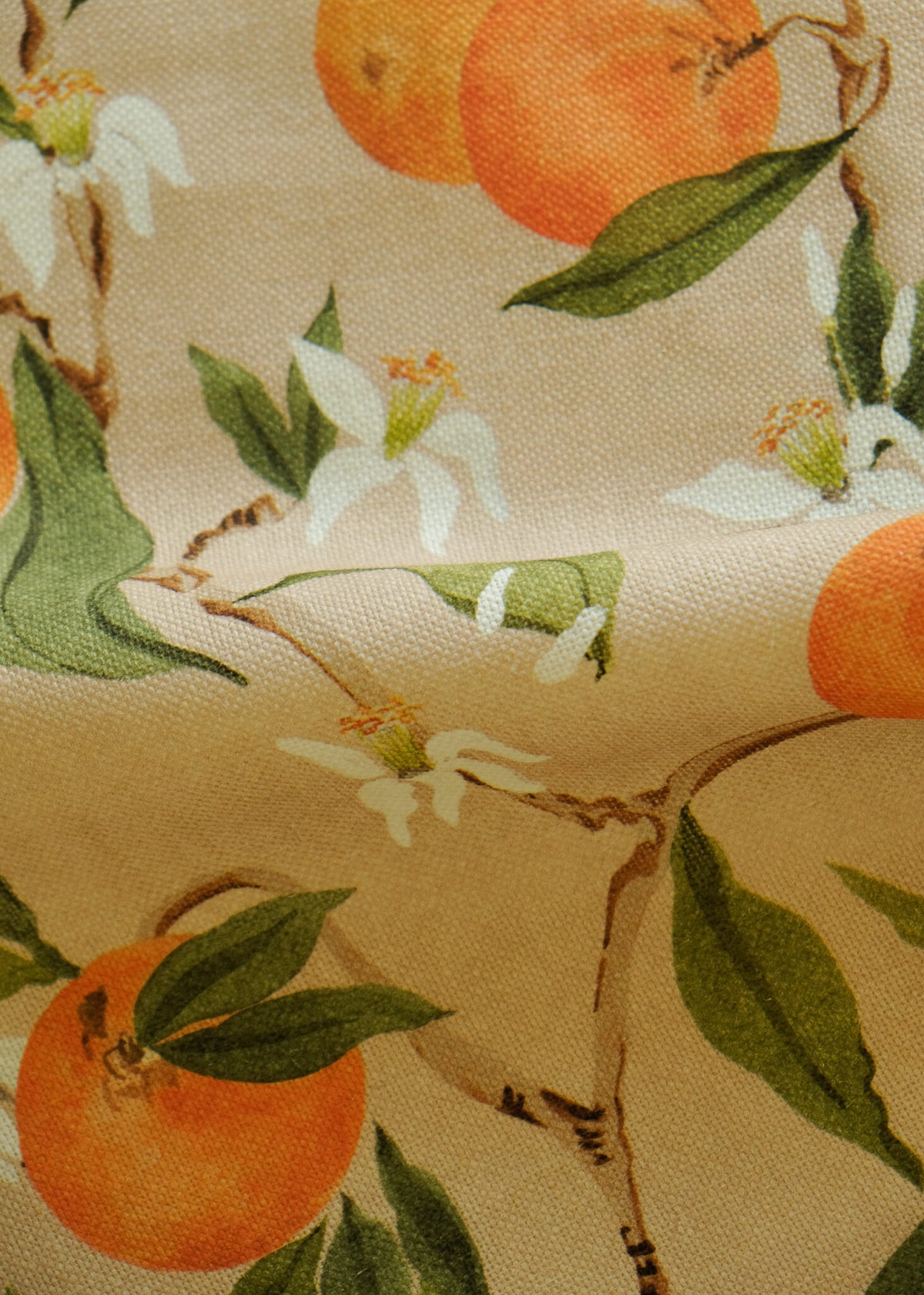 Naranjos fabric by Coordonné in Rosado, flat pattern view