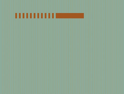 Nascondino mural by Coordonné in Naranja, flat pattern view