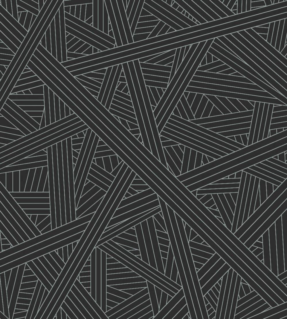 Nastri Wallpaper by Missoni Black