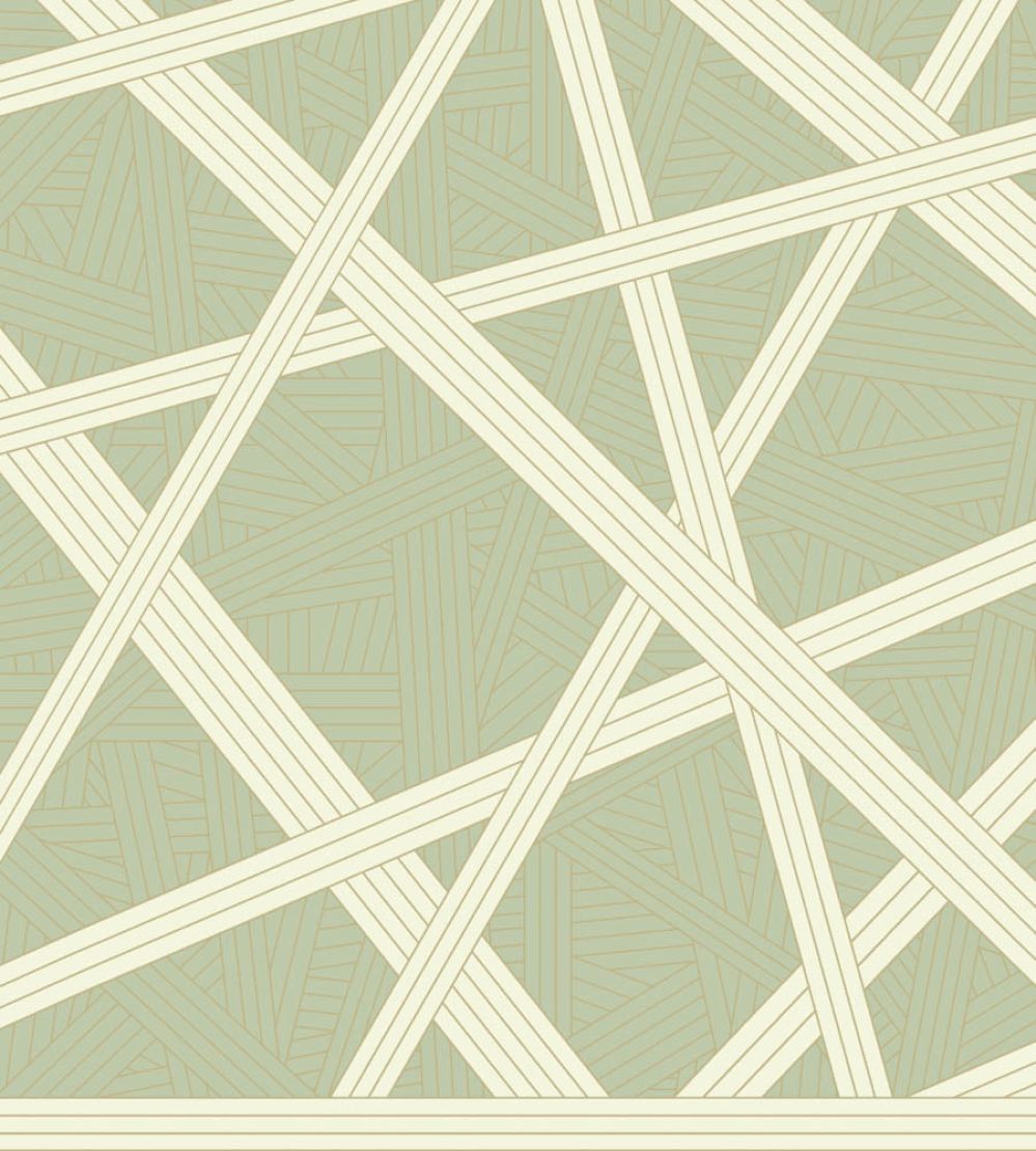 Nastri Wallpaper by Missoni Green