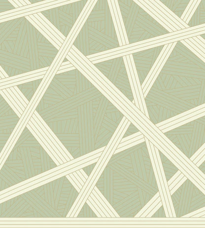 Nastri Wallpaper by Missoni Green