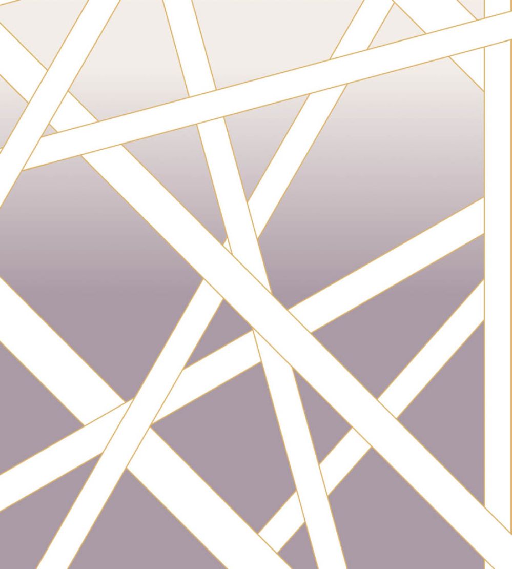 Nastri Shade Mural by Missoni Purple