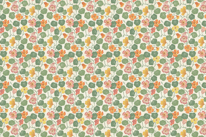 Nasturtium Neutral mural by Hovia