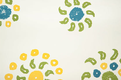 Natural Marrakech Wallpaper by Kathryn M. Ireland in Blue/Green
