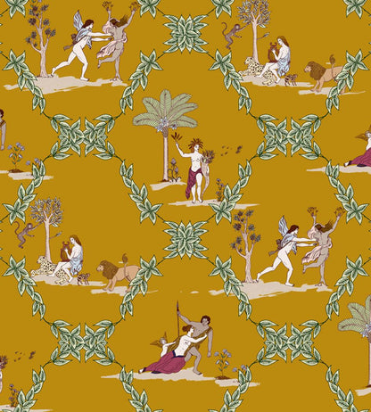 Neobucolic Wallpaper by Coordonne Mustard