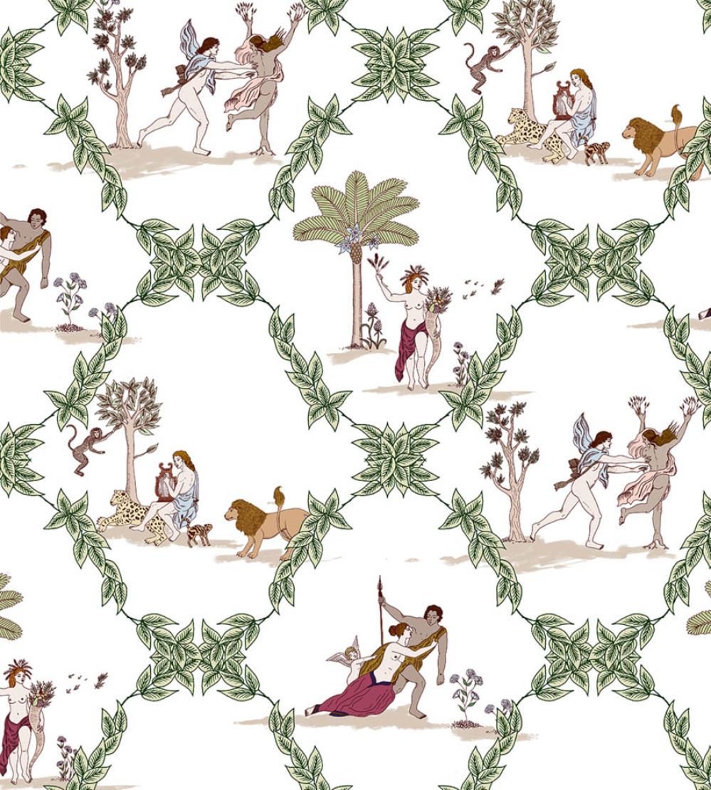 Neobucolic Wallpaper by Coordonne White