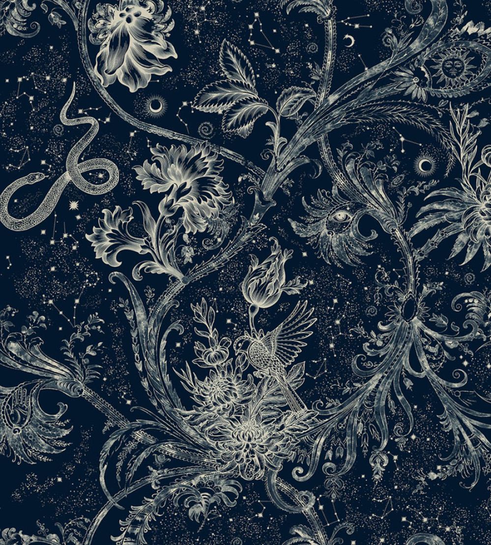 Neomithology Wallpaper by Coordonne Navy