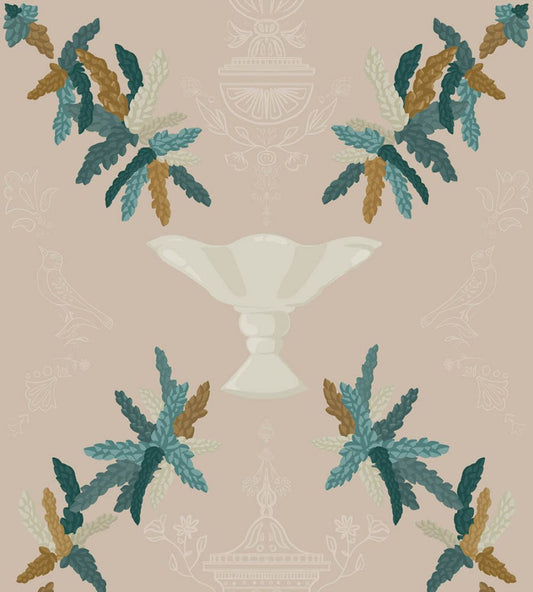 Neorococo Wallpaper by Coordonne Beige