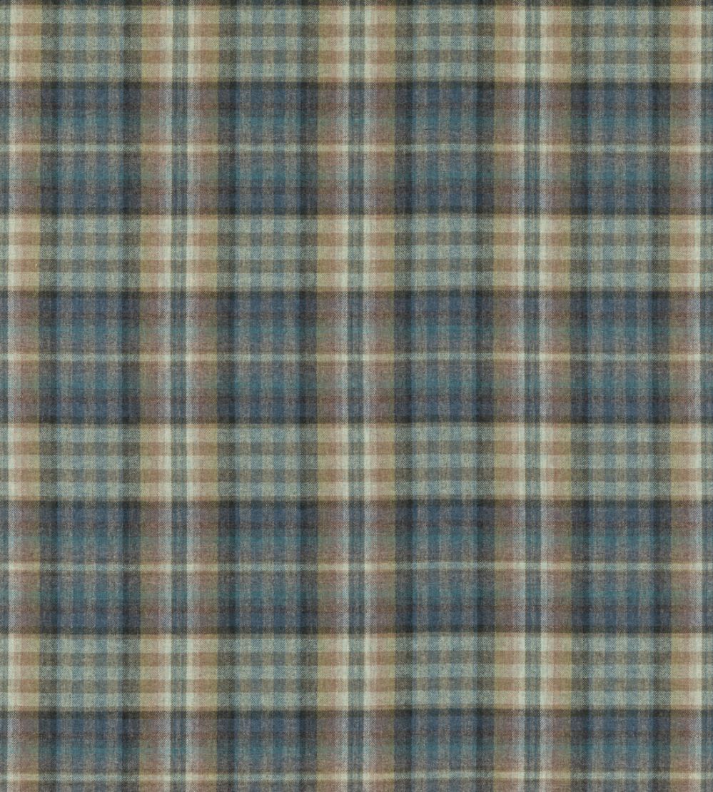 Nevis Fabric by Mulberry Home Blue