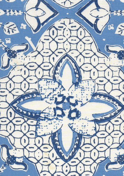 New Batik Pacific Blue New Navy on Tint fabric by China Seas
