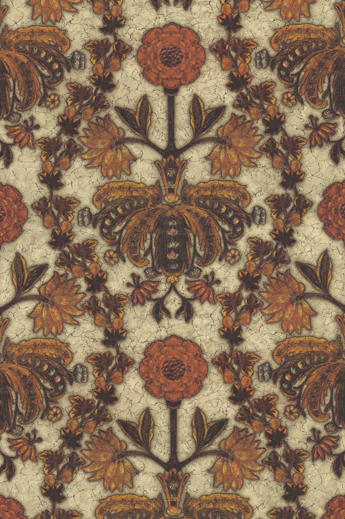 New Bond Street wallpaper by Little Greene in Burnish