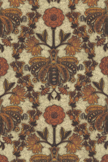 New Bond Street wallpaper by Little Greene in Burnish