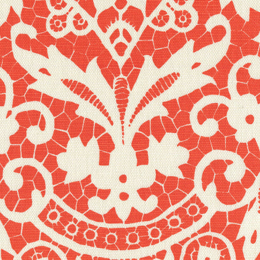 New Brompton Orange fabric by Alan Campbell