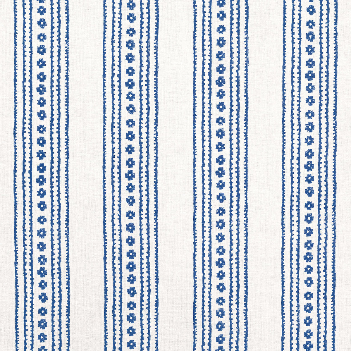 New Haven Stripe Fabric by Thibaut in Navy (F910608)