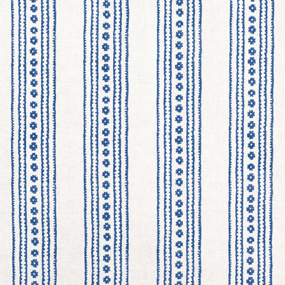 New Haven Stripe Fabric by Thibaut in Navy (F910608)