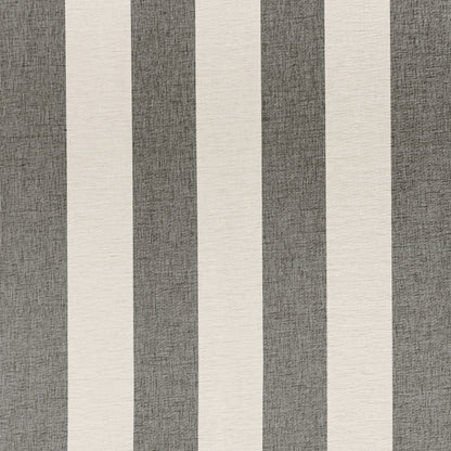 Newport Stripe Fabric by Thibaut in Black & Linen (FWW8216)