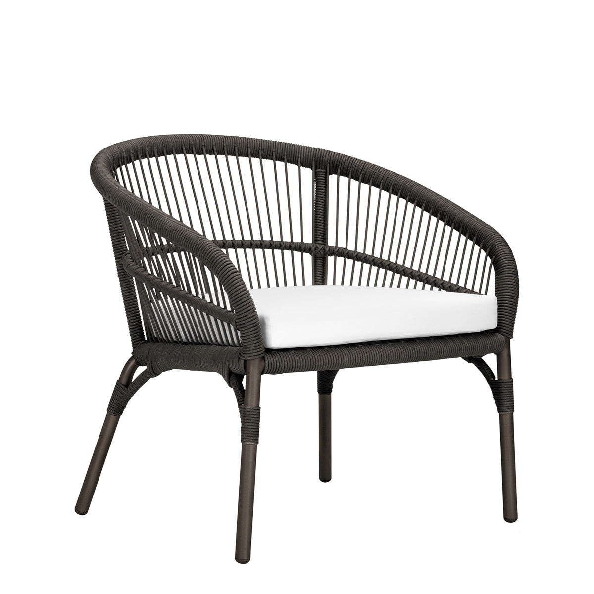 Nexus Lounge Chair by JANUS et Cie in Bronze/Cocoa