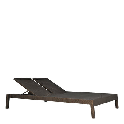 Niche Double Chaise Lounge by JANUS et Cie in Bronze