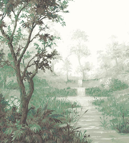 Nidra Mural by Woodchip & Magnolia Moss