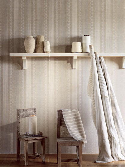Nil Wallpaper by Pierre Frey shown in a room setting (view 1)