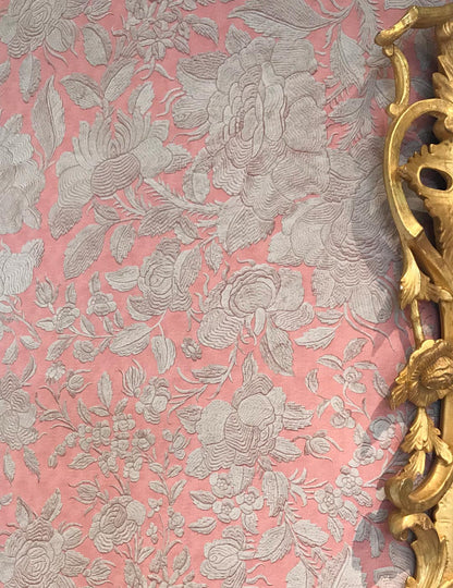 Ninfield Wallpaper by Watts 1874 in Pink Putty