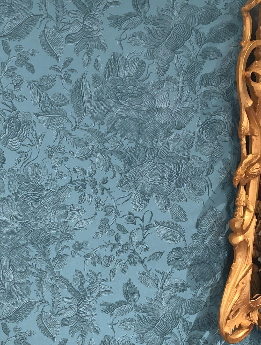 Ninfield Wallpaper by Watts 1874 in Morning Blue