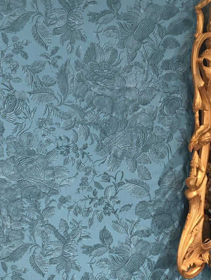 Ninfield Wallpaper by Watts 1874 in Morning Blue