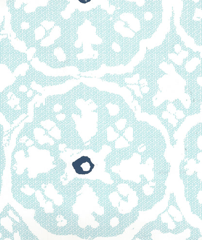 Nitik Grande Sky Navy on Almost White wallpaper by China Seas