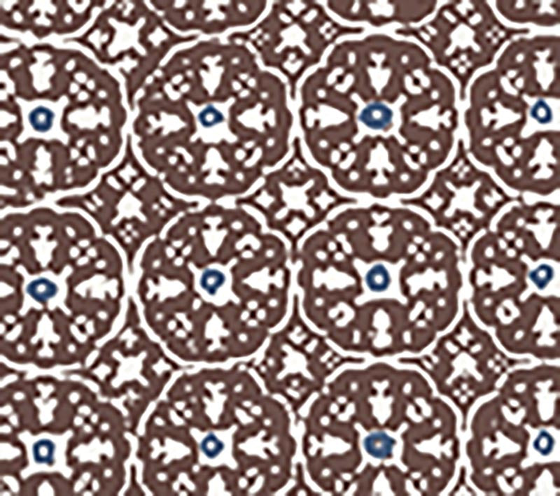 Nitik II New Brown New Navy wallpaper by China Seas