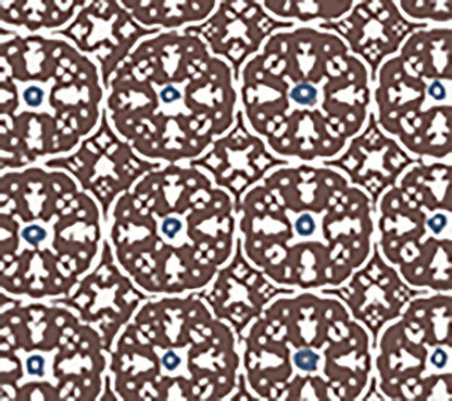 Nitik II New Brown New Navy wallpaper by China Seas