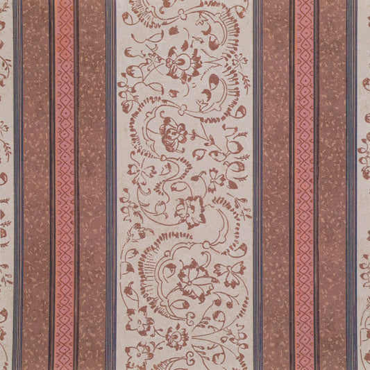 Nizami Coco Terracotta wallpaper by Lisa Fine Textiles