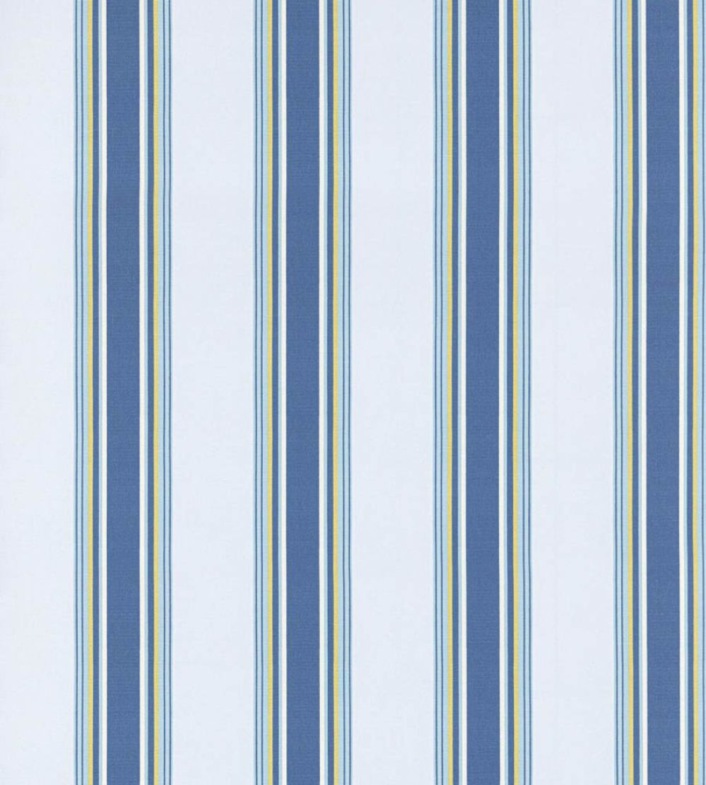 Nolan Stripe Wallpaper by Scalamandre Sky
